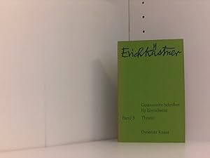 Seller image for Gesammelte Schriften fr Erwachsene. Band 5. Theater. for sale by Book Broker