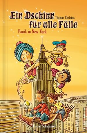 Bild des Verkufers fr Ein Dschinn fr alle Flle - Panik in New York (Kinderbuch Hardcover) zum Verkauf von Versandantiquariat Felix Mcke