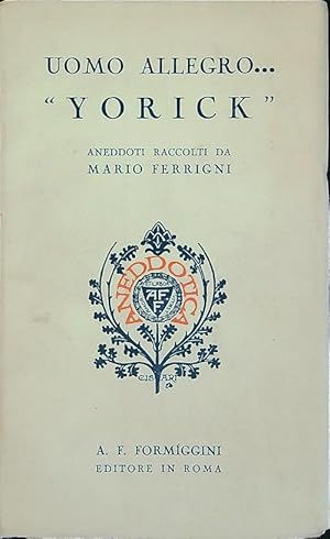 Seller image for Uomo allegro. Yorick for sale by Librodifaccia