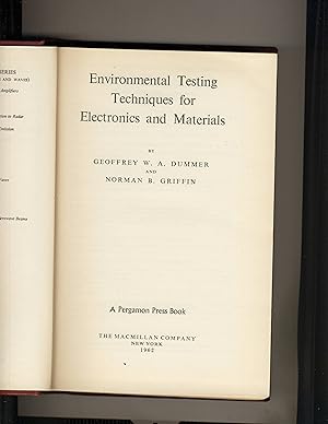 Imagen del vendedor de Environmental Testing Techniques for Electronics and Materials a la venta por Richard Lemay