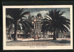 Ansichtskarte Genova, Stazione Brignole, Bahnhof