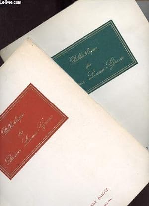 Imagen del vendedor de Catalogue de ventes aux enchres - Bibliothque du Docteur Lucien-Graux - Premire partie + Troisime partie - Hotel Drout dcembre 1957 mars 1957. a la venta por Le-Livre