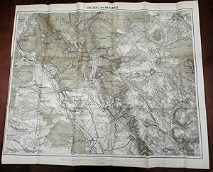 Marienbad & Surroundings Marianske Lazne Bohemia Austria-Hungary 1904 large map
