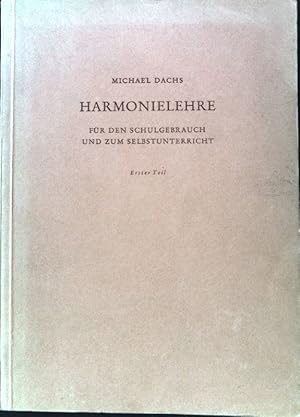 Image du vendeur pour Die Stammakkorde und ihre Versetzungen; Harmonielehre; 1.Teil; mis en vente par books4less (Versandantiquariat Petra Gros GmbH & Co. KG)