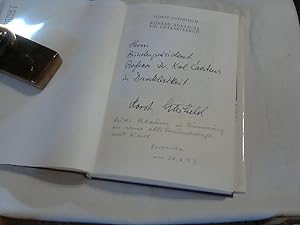 Konrad Adenauer - ein Charakterbild. ++ Mit einer Widmung für Karl Carstens ++ mit einer Geschenk...