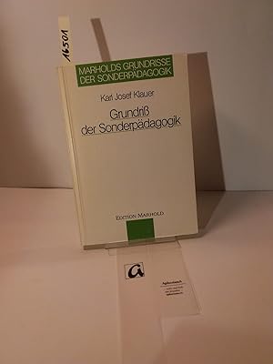 Bild des Verkufers fr Grundri der Sonderpdagogik. zum Verkauf von AphorismA gGmbH