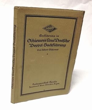 Einführung in Schiemer's Neue Deutsche Doppel-Buchführung.
