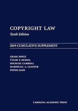 Seller image for Copyright Law : 2019 Cumulative Supplement for sale by GreatBookPrices