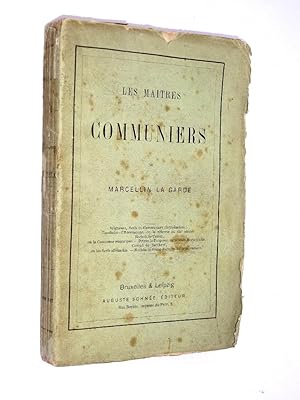 Imagen del vendedor de Les maitres communiers a la venta por Librairie Douin