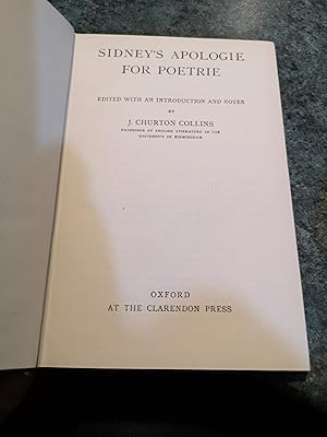 Seller image for Sidney's Apologie For Poetrie for sale by SGOIS
