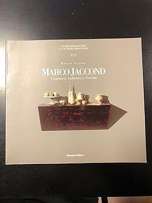 Bild des Verkufers fr Marco Jaccond. Casanova: Labirinto o Narciso. Musumeci Editore 1992. zum Verkauf von Amarcord libri
