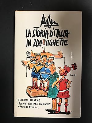 Mosca Giovanni. La storia d'Italia in 200 vignette. Rizzoli. 1975 - I