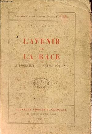 Seller image for L'avenir de la race for sale by Le-Livre