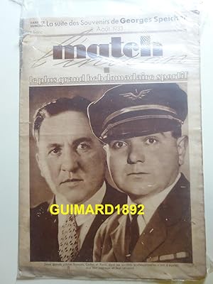 Match Intran n°361 8 août 1933
