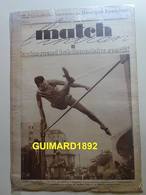 Match Intran n°363 22 août 1933