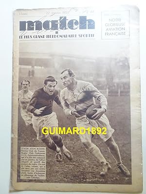 Match Intran n°441 22 janvier 1935