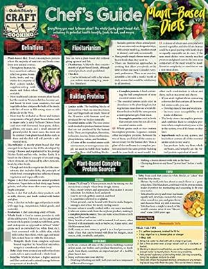 Seller image for Chef's Guide to Plant-Based Diet: A Quickstudy Laminated Reference Guide by Weinstein, Chef Jay [Paperback ] for sale by booksXpress