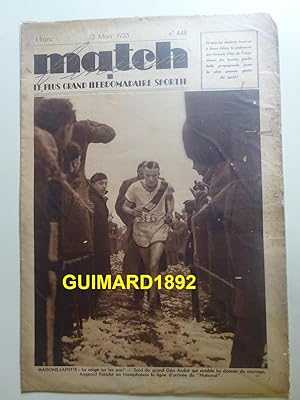 Match Intran n°448 12 mars 1935