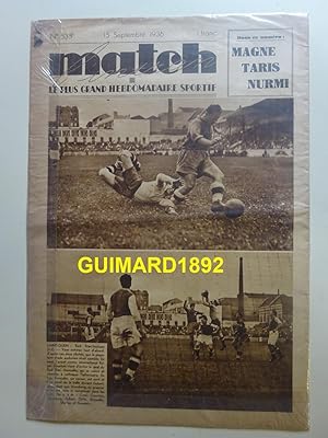 Match Intran n°535 15 septembre 1936