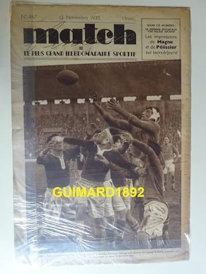 Match Intran n°487 13 novembre 1935