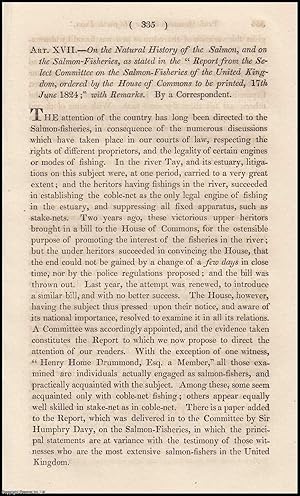 Immagine del venditore per On the Natural History of the Salmon, and on the Salmon Fisheries, as stated in the Report from the Select Committee on the Salmon Fisheries of the United Kingdom. An original article from the Edinburgh Philosophical Journal, 1825. venduto da Cosmo Books