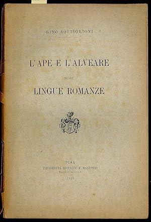 Bild des Verkufers fr L'Ape e l'alveare nelle lingue romanze zum Verkauf von Sergio Trippini