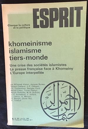 Imagen del vendedor de Esprit n°37 janvier 1980 - Khomeinisme islamisme tiers-monde a la venta por LibrairieLaLettre2