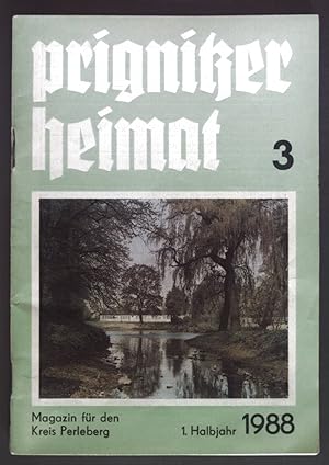 Bild des Verkufers fr Das Abenteuer in der Botanik. - in: Prignitzer Heimat 3. 1. Halbjahr 1988 Magazin fr den Kreis Perleberg. zum Verkauf von books4less (Versandantiquariat Petra Gros GmbH & Co. KG)