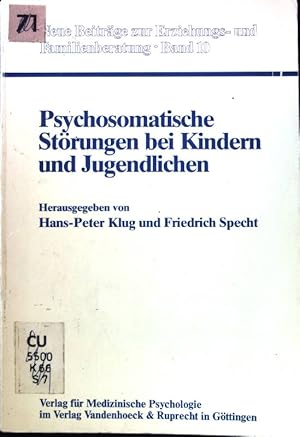 Immagine del venditore per Psychosomatische Strungen bei Kindern und Jugendlichen; Neue Beitrge zur Erziehungs- und Familienberatung ; Bd. 10 venduto da books4less (Versandantiquariat Petra Gros GmbH & Co. KG)