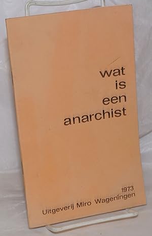 Wat is een anarchist