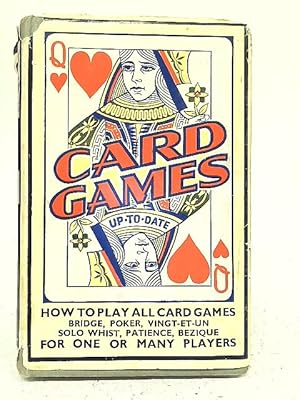 Bild des Verkufers fr Card Games Up to Date zum Verkauf von World of Rare Books
