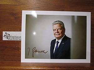 Original Autogramm Joachim Gauck Bundespräsident /// Autogramm Autograph signiert signed signee