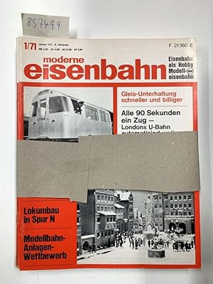 Moderne Eisenbahn 1971 (Eisenbahn als Hobby Modelleisenbahn) Offizielles Organ des Bundesverbande...