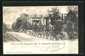 Ansichtskarte Gevelsberg i. W., Restaurant zur Königsburg