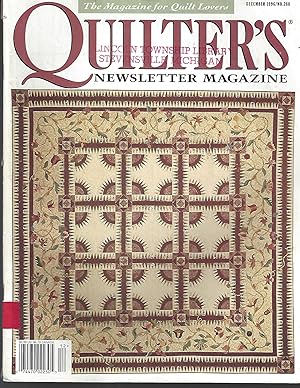 Seller image for Quilter's Newsletter Magazine, December 1996 (Volume 27, Number 10, Issue Number 288) for sale by Vada's Book Store