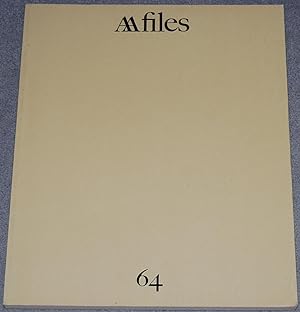 Seller image for AA Files 64, 2012 for sale by Springhead Books