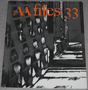 Seller image for AA Files no. 33, Summer 1997 for sale by Springhead Books