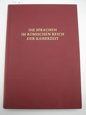 Imagen del vendedor de Die Sprachen im Rmischen Reich der Kaiserzeit. Kolloquium vom 8. bis 10. April 1974. a la venta por Mller & Grff e.K.