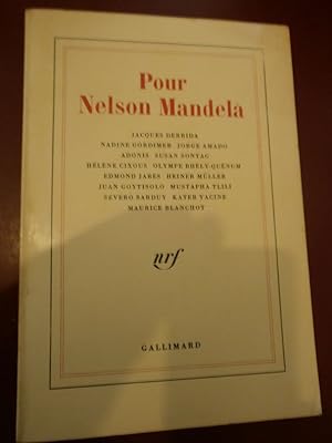 Immagine del venditore per Pour Nelson Mandela venduto da Le livre de sable