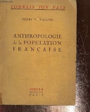 Seller image for Anthropologie de la population franaise for sale by Le-Livre