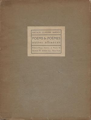 Image du vendeur pour Poems & Pomes autres alliances. mis en vente par Librairie Les Autodidactes - Aichelbaum