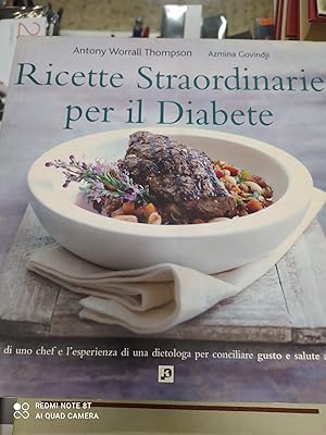 Imagen del vendedor de RICETTE STRAORDINARIE PER IL DIABETE a la venta por Libreria D'Agostino