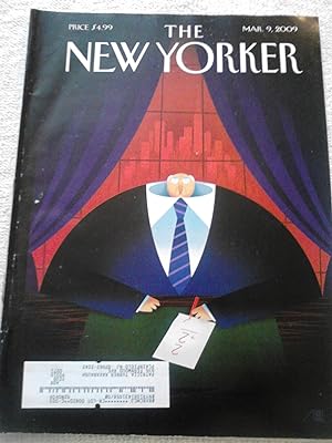 Image du vendeur pour The New Yorker [Magazine]; Volume 85, Number 4, March 9, 2009; "Downsized" By Bob Staake on Cover [Periodical] mis en vente par The Librarian's Books