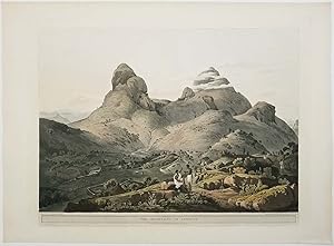 The Mountains of Samayut. [FROM: Twenty-Four Views in St. Helena, The Cape, India, Ceylon, The Re...