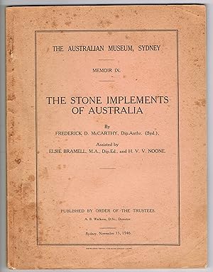 The Stone Implements of Australia: Memoir IX