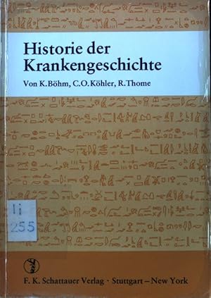 Immagine del venditore per Historie der Krankengeschichte; venduto da books4less (Versandantiquariat Petra Gros GmbH & Co. KG)