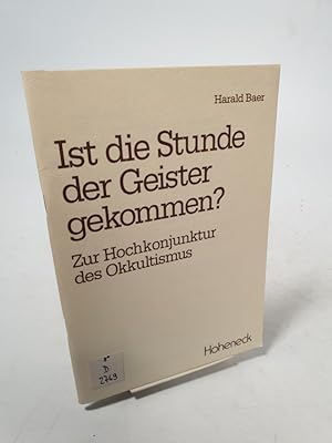 Seller image for Ist die Stunde der Geister gekommen? Zur Hochkonjunktur des Okkultismus. Hrsg.: Aktion Jugendschutz. for sale by Antiquariat Bookfarm