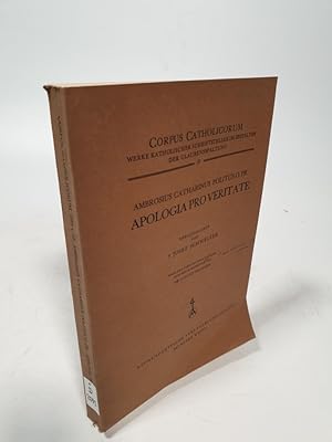 Image du vendeur pour Apologia pro veritate catholicae et aposto-licae fidei ac doctrinae adversus impia ac valde pestifera Martini Leutheri dogmata (1520) Hrsg.v. Josef Schweizer. mis en vente par Antiquariat Bookfarm