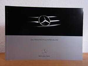 Bild des Verkufers fr Mercedes-Benz. Das Personenwagenprogramm [Katalog 2004] zum Verkauf von Antiquariat Weber