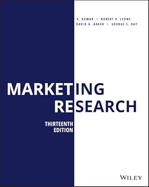 Imagen del vendedor de Marketing Research a la venta por GreatBookPrices